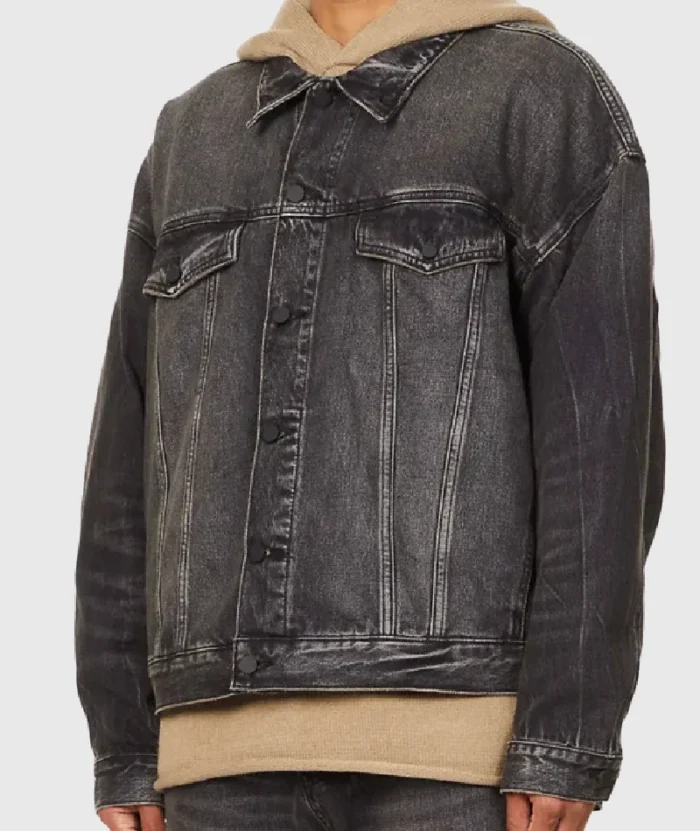 Essentials Fear of God Denim Black Jacket