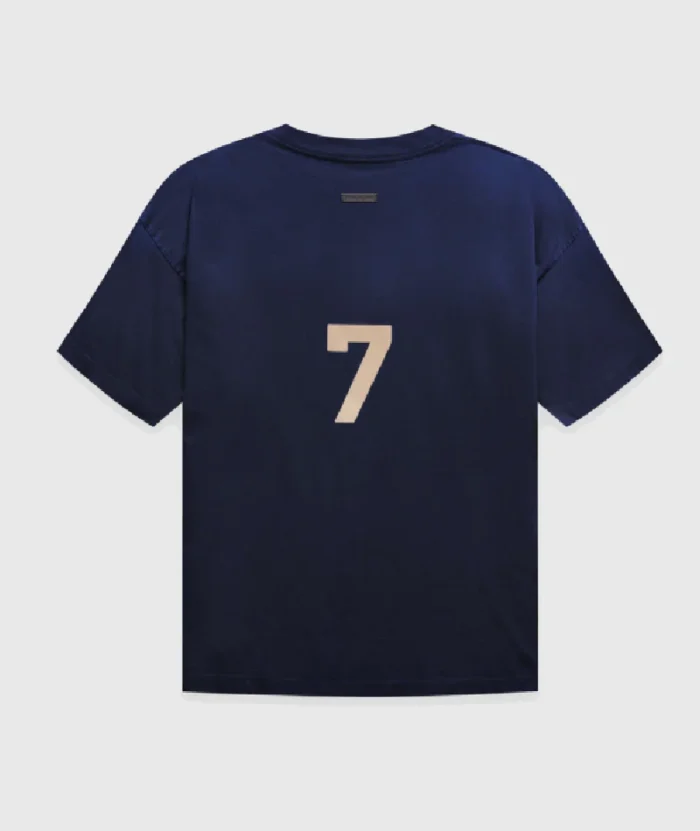 Essentials Fear of God 7 Navy Blue T-Shirt