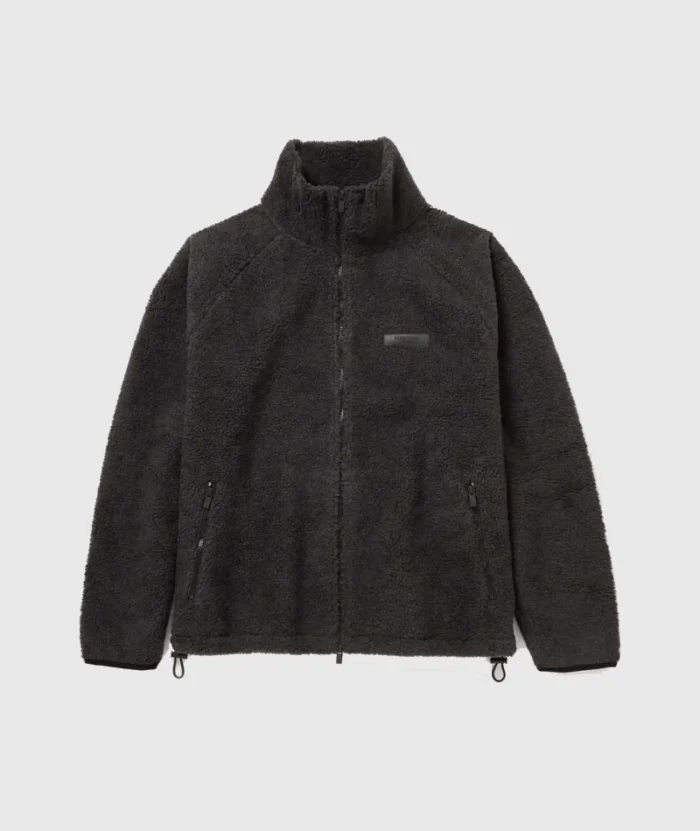 Essentials Fear of God Appliqued Logo Fleece Jacket