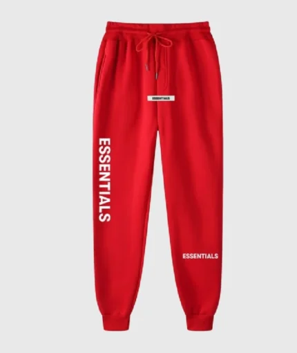 Essentials Fear of God Red Sweatpant