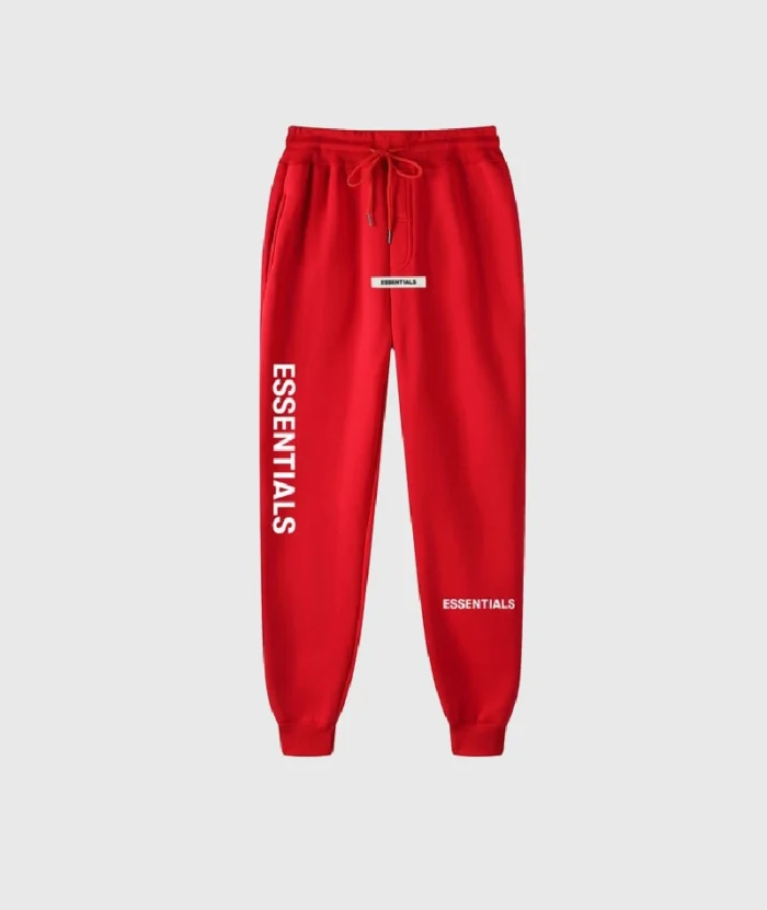 Essentials Fear of God Red Sweatpant