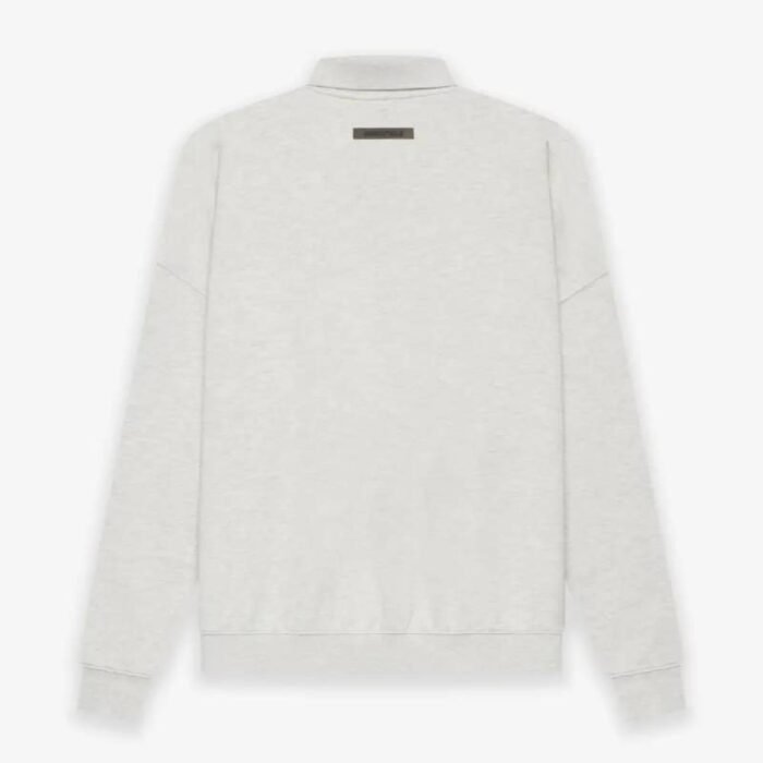 Fear of God Essentials Long Sleeve Polo Gray Sweatshirt