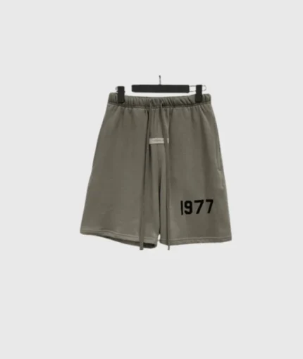 Fear of God Essentials 1977 Logo Dark Grey Shorts