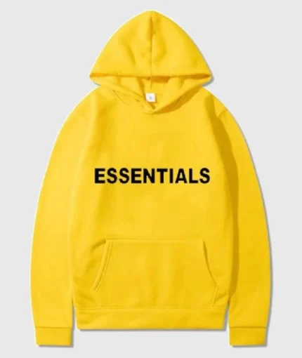 Fear of God Essentials Yellow Hoodie