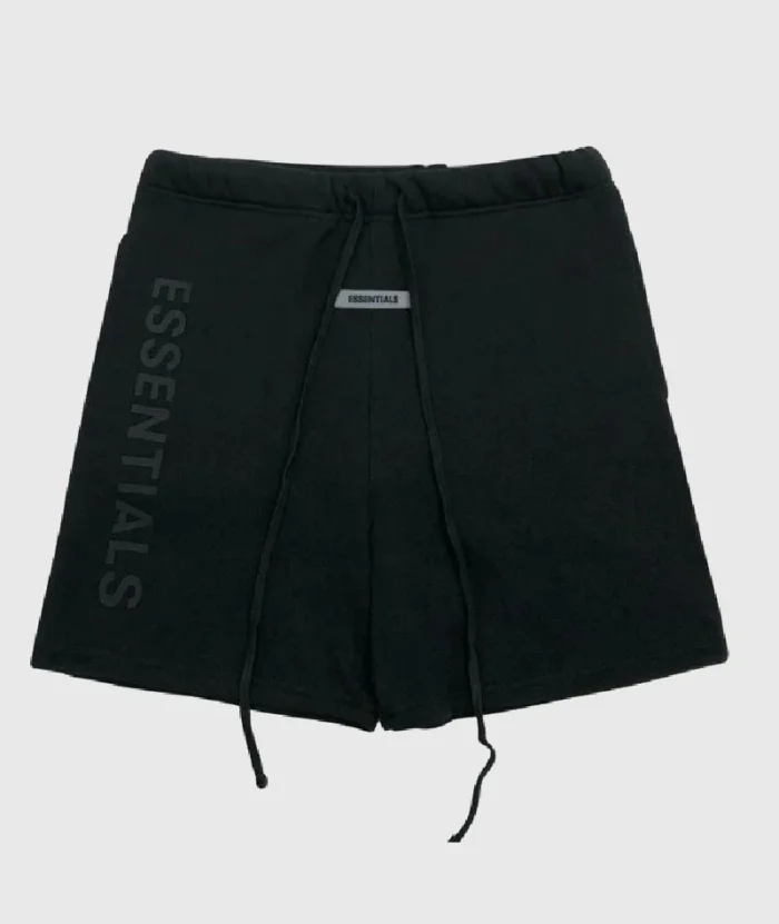 Fear of God Essentials Logo Black Shorts