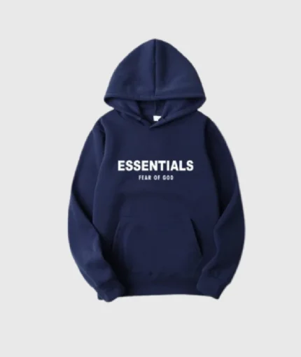 Fear of God Essentials Oversized Navy Hoodie