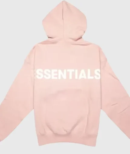 Essentials Fear of God Pink 3M Logo Pullover Hoodie