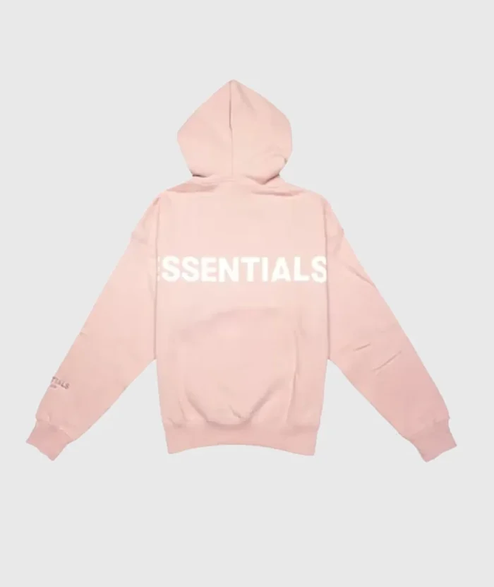 Essentials Fear of God Pink 3M Logo Pullover Hoodie