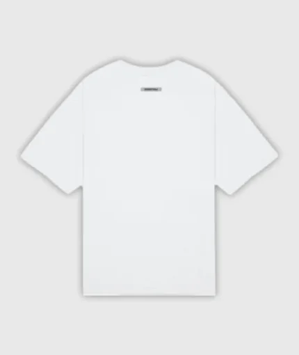 Fear of God Essentials Applique Logo White T-Shirt